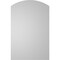 Ekena Millwork Arch Top Surface Mount PVC Gable Vent: Functional, w/ 2"W x 1-1/2"P Brickmould Frame, 18"W x 28"H GVPAR18X2802SF - alternate 5